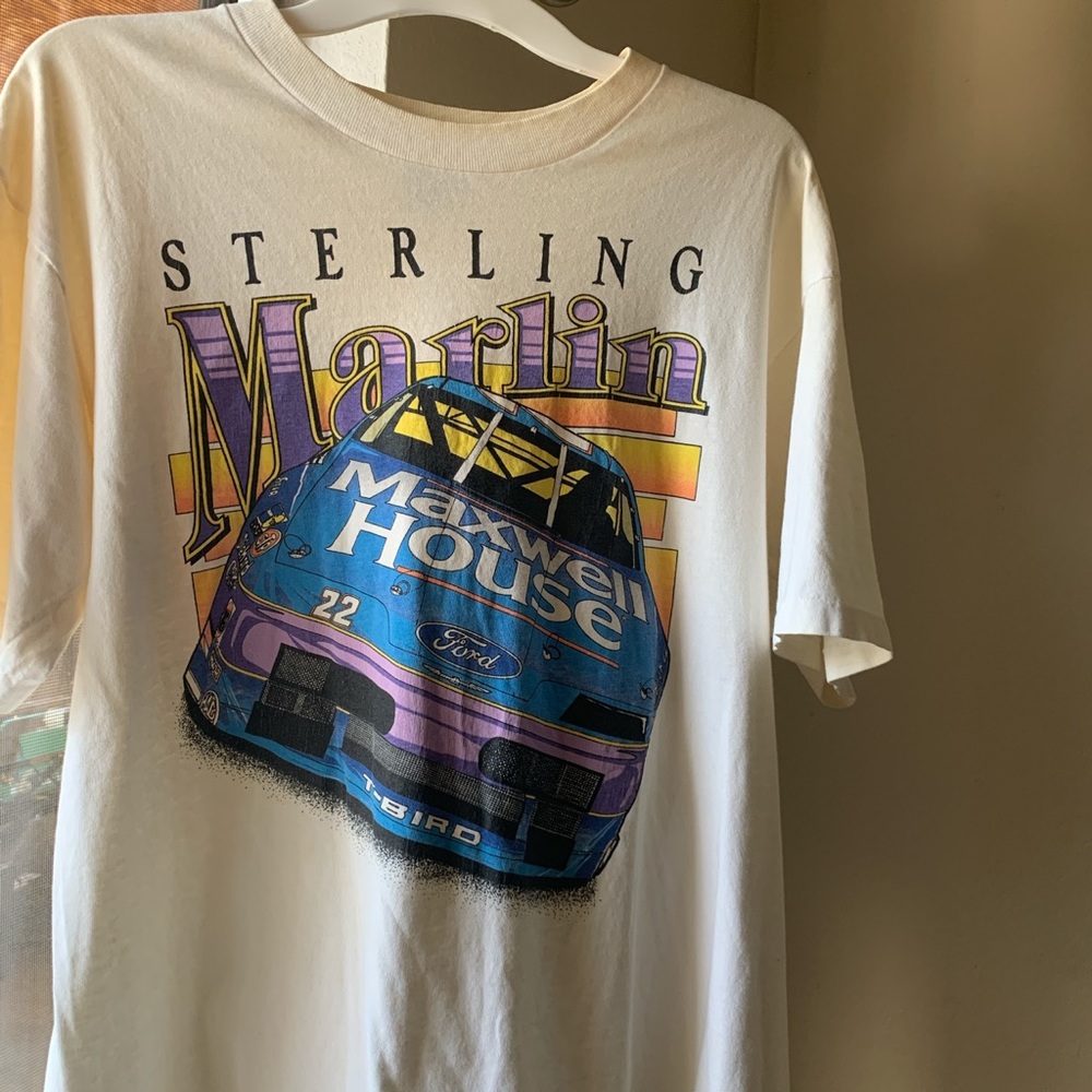Vintage NASCAR Sterling Marlin T-shirt